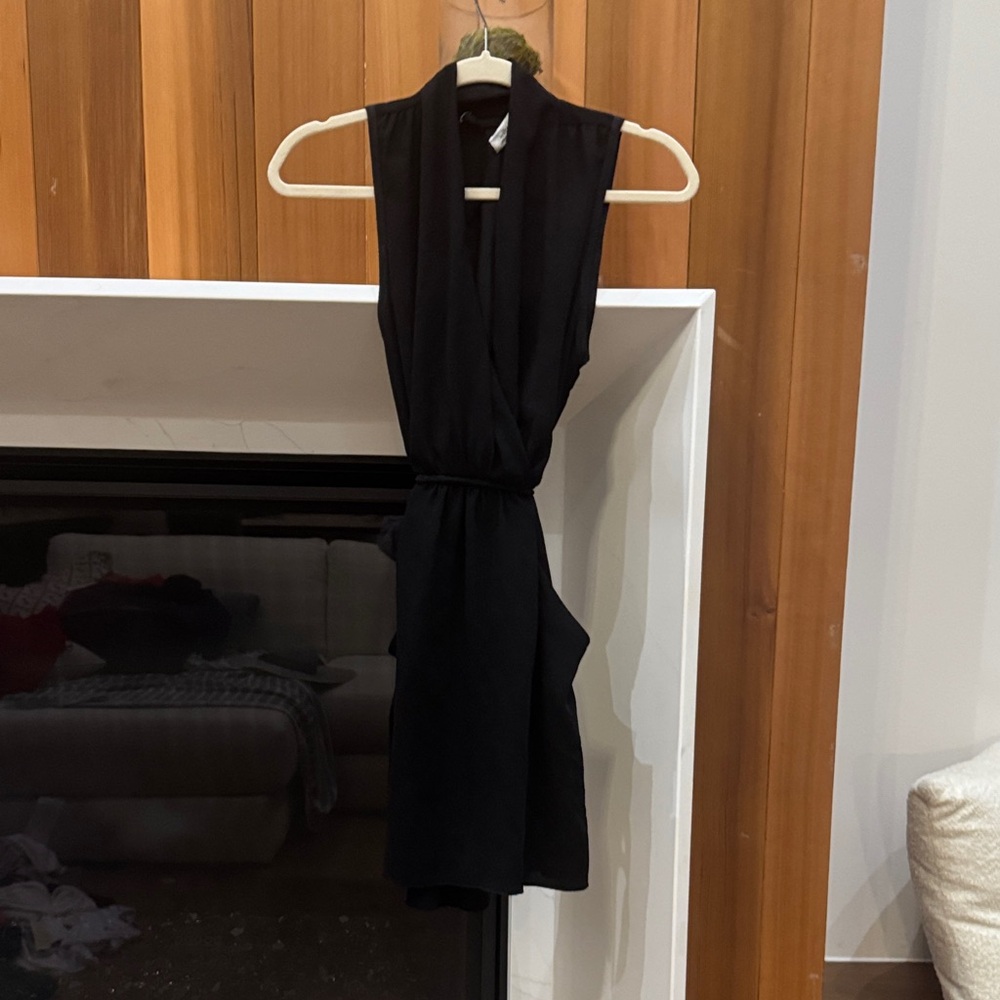 Wilfred Black Backless Dress